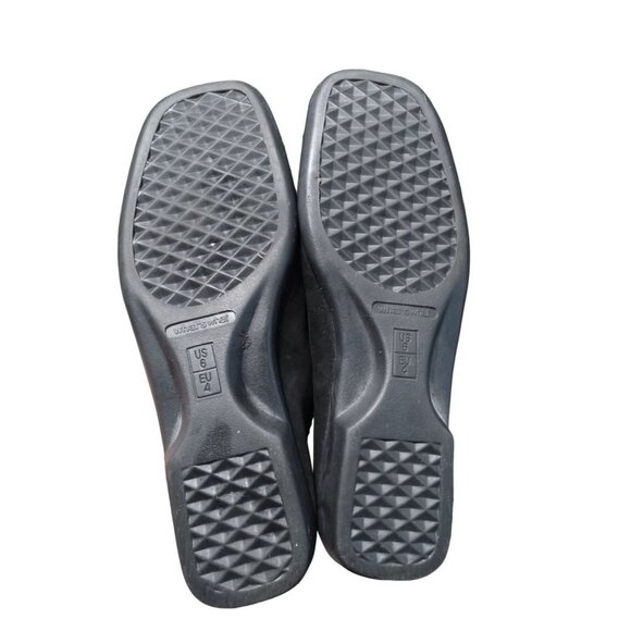 Women's Gelly Up What's What by Aerosoles Black Square Toe Ballet Flats Size Six - Picture 10 of 13